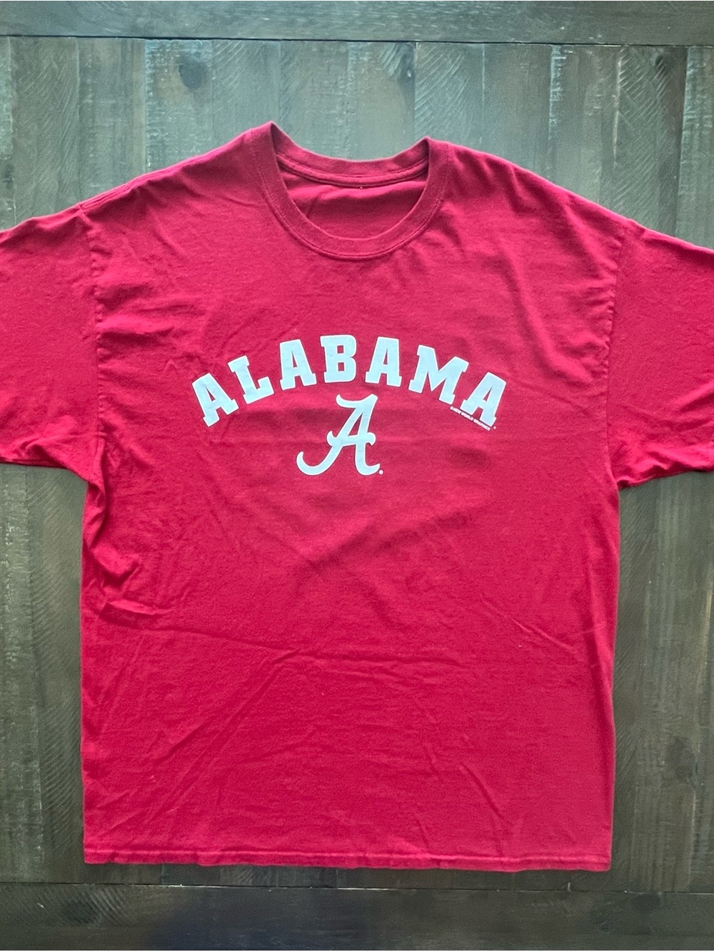 Alabama T Shirt Mens XL Red Crimson Roll Tide Short Sleeve Tee w/o tag